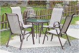 High back mesh chair + 0.8m water ripple round table