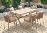 Rope chair + 1.5m plastic wood table