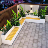 plant box with chair